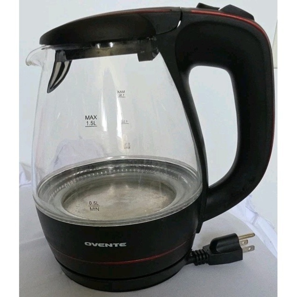 Ovente KG83B‎ 1.5L Electric Water Kettle Black Intertek